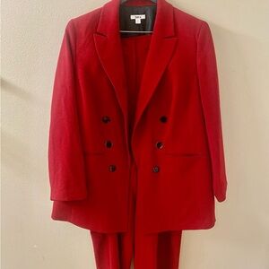 Bar III Red Double-Breasted Jacket